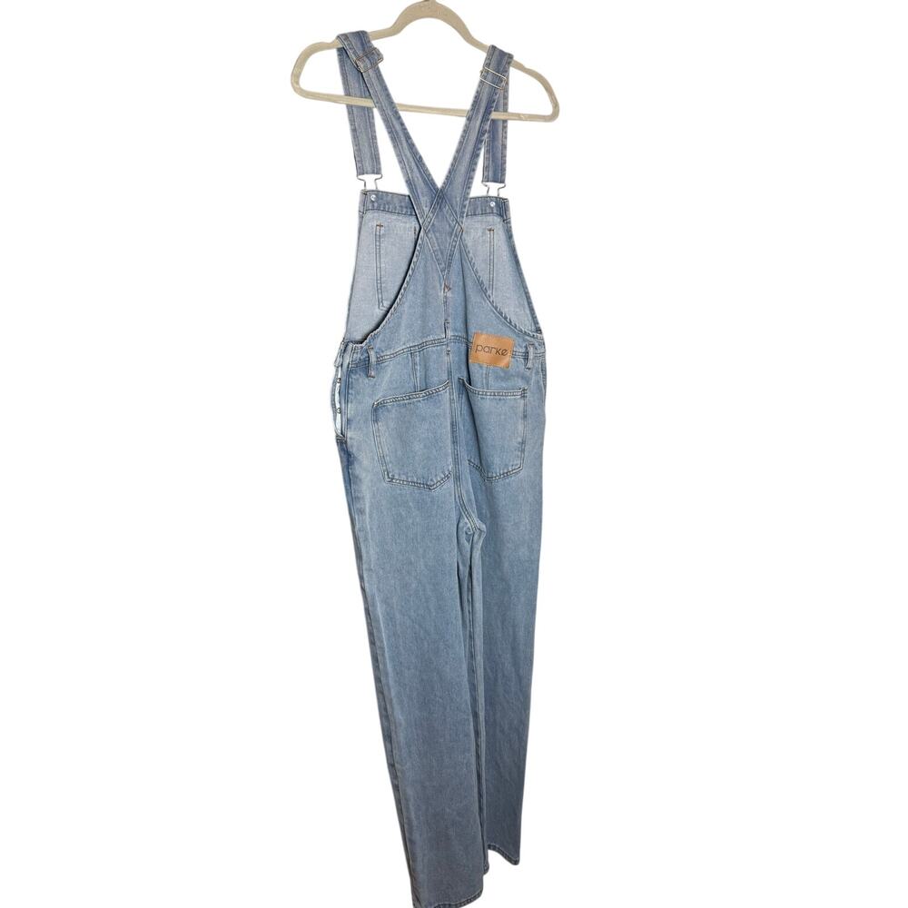 Parke Denim Long Overalls Women's Sz. M - Picture 3 of 7